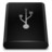 Black Drive USB Icon